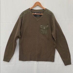 Marc Ecko Men’s Sweater Size 2XL Olive‎ Green